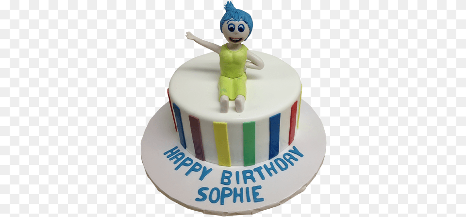 Inside Out Joy Cake Inside Out, Birthday Cake, Cream, Dessert, Food Free Png Download