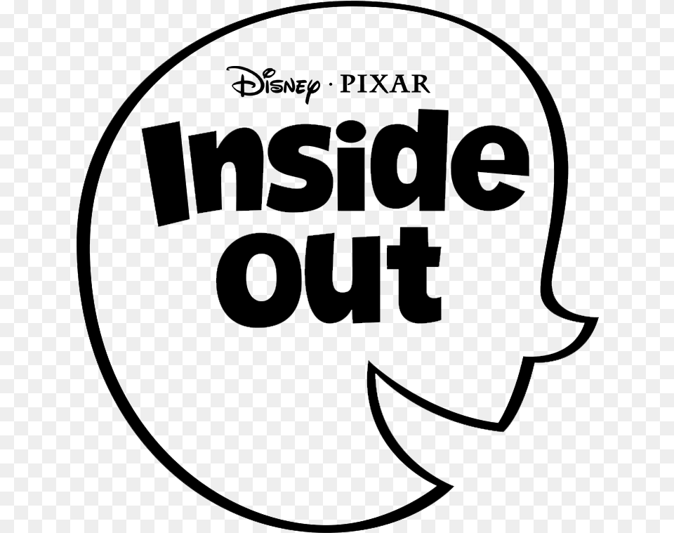 Inside Out Old Logo Inside Out Movie Black And White, Gray Png Image