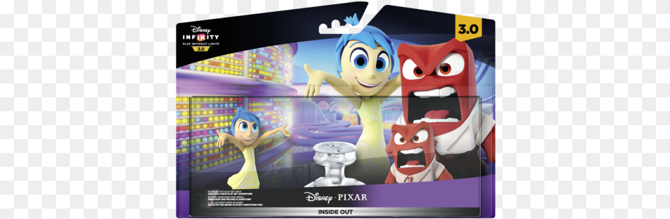 Inside Out Plays Unlike Any Previous Play Sets In Disney Disney Infinity Inside Out Playset, Baby, Person, Face, Head Free Png