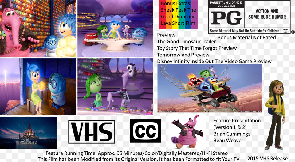 Inside Out Vhs Full Screen, Book, Comics, Publication, Person Png Image