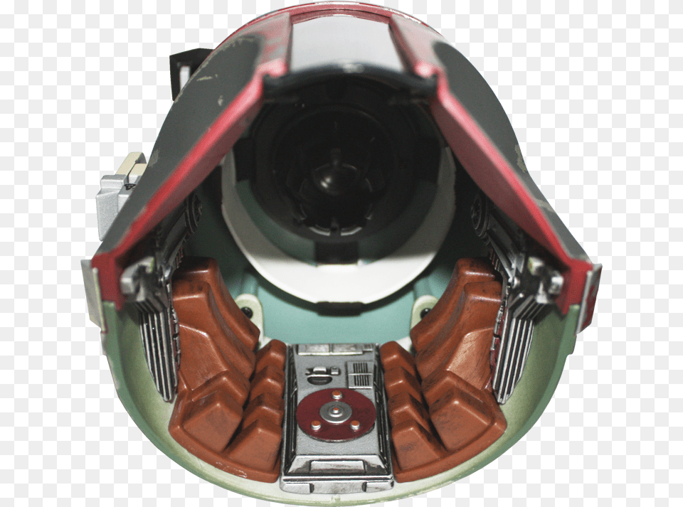 Inside Views Of What Actual Goes Over Boba S Mandalorian Mandalorian Motorcycle Helmet, Machine, Spoke, Wheel Png