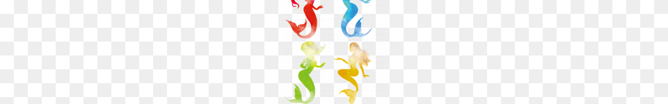 Insider Color In Mermaid Silhouette Illustration, Baby, Person, Art, Face Free Transparent Png