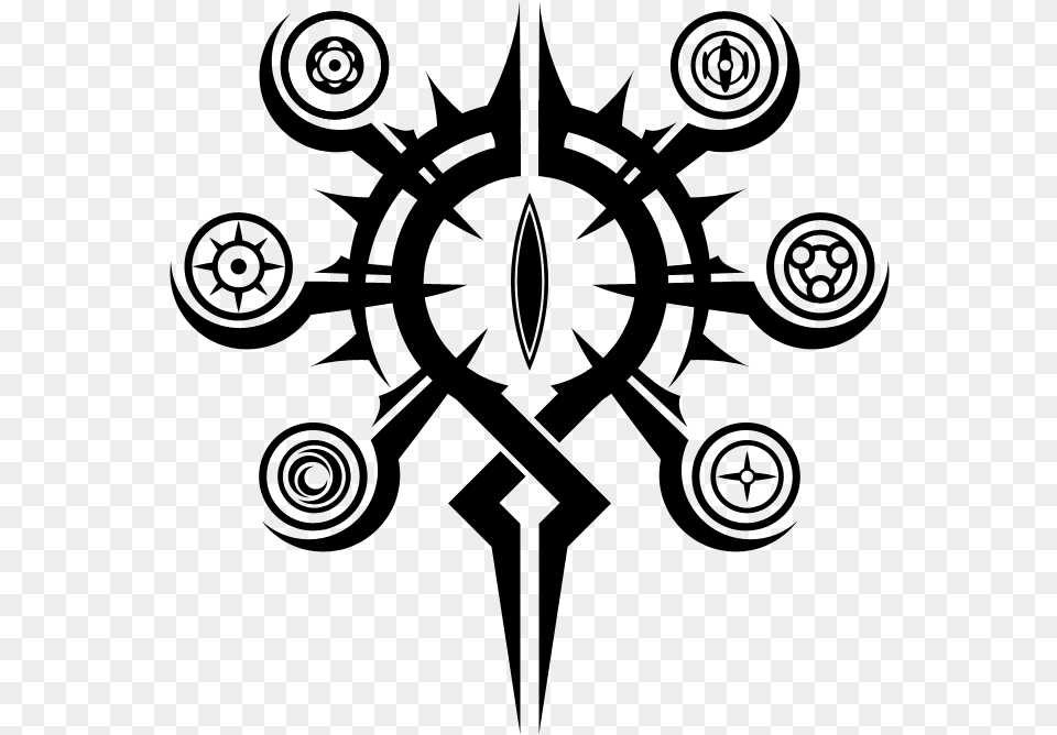 Insignia Demon Enoch By Koudamainframe D41kivg Fantasy Demon Symbol, Gray Png Image
