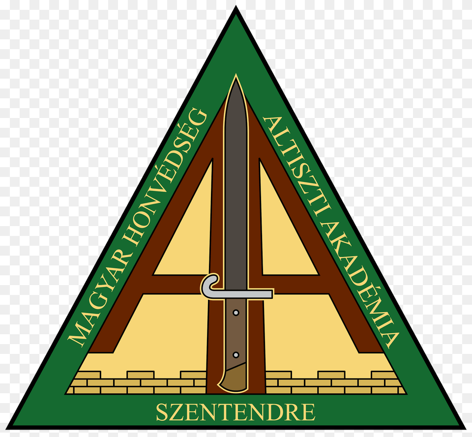 Insignia Hungary Hdf Nco Academy V2 Clipart, Triangle Free Transparent Png