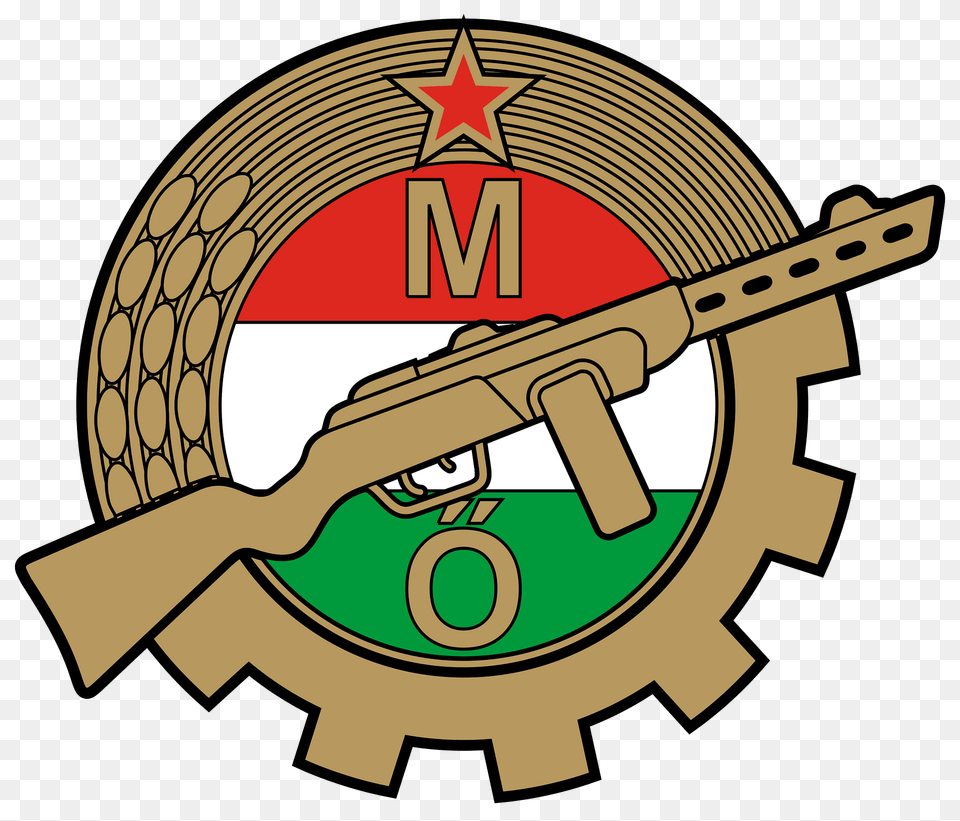 Insignia Hungary Political History M Clipart, Firearm, Gun, Rifle, Weapon Free Png