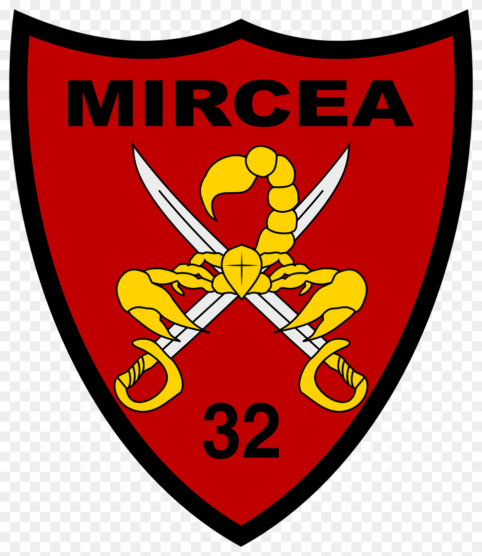 Insignia Romania Army Battalion 32nd Clipart, Logo, Armor, Emblem, Symbol Free Transparent Png