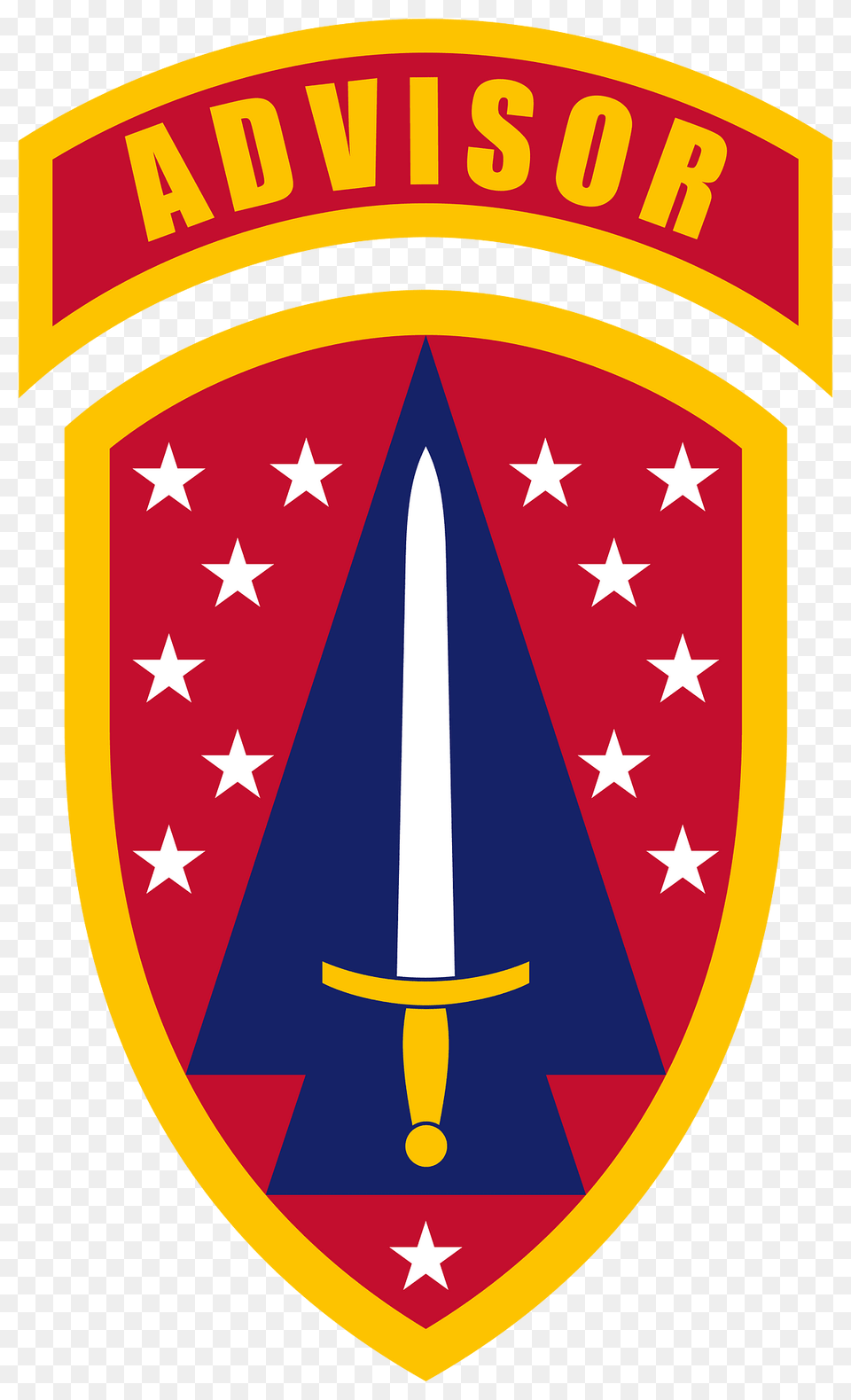 Insignia Usa Army Brigade 4sfab Advisor Clipart, Flag, Emblem, Symbol, Blade Png