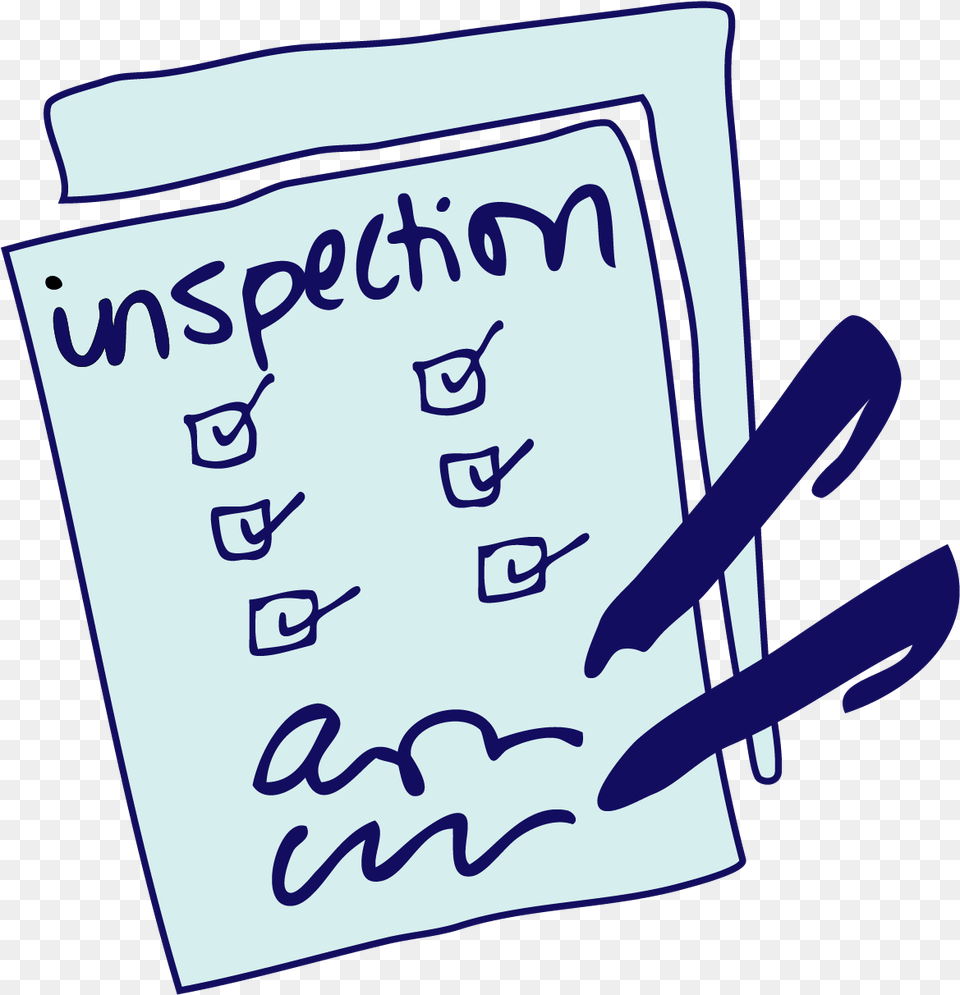 Inspection Forms Inspection, Text, White Board Free Png