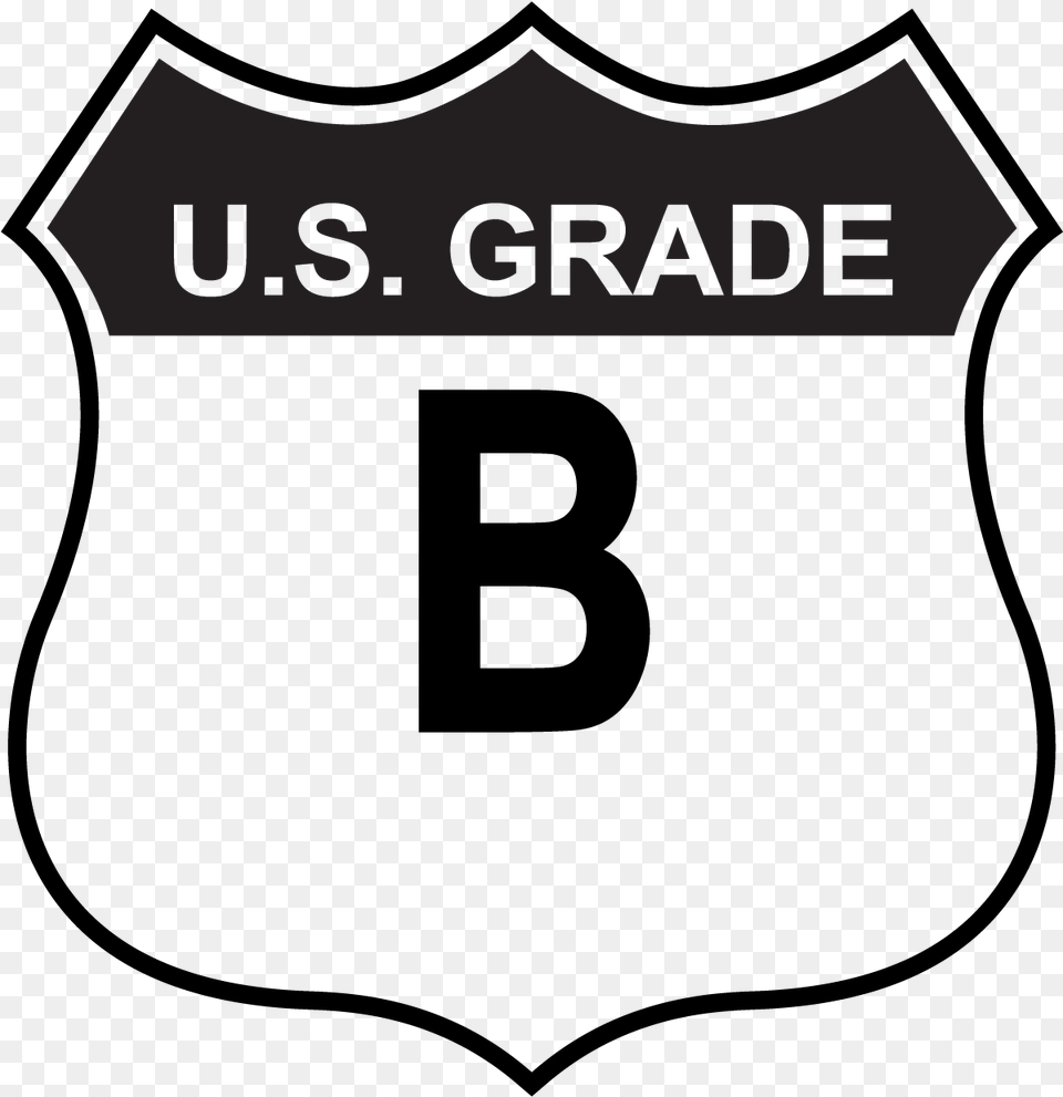 Inspection Grade B Bw Thin Blue Line American Flag Shield, Logo, Text Png