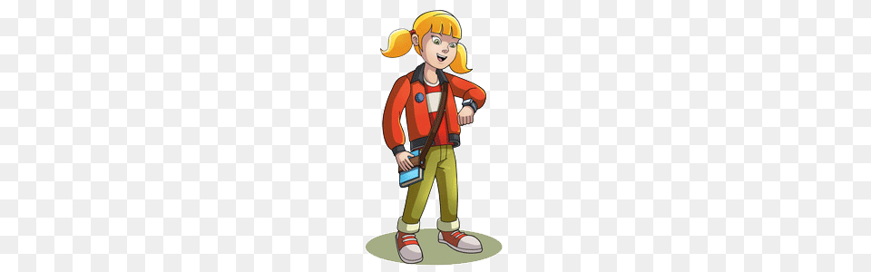 Inspector Gadget Character Penny Looking At Watch, Boy, Child, Male, Person Free Transparent Png