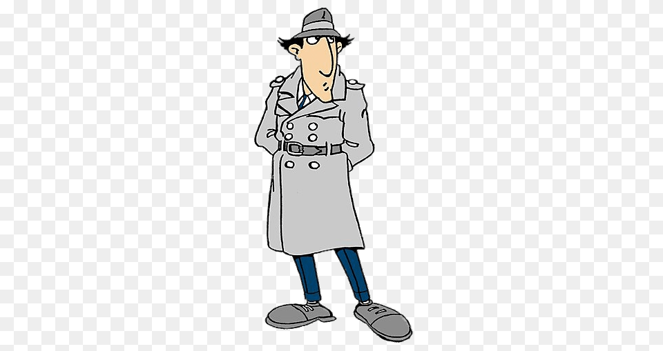 Inspector Gadget Waiting, Clothing, Coat, Person, Book Free Png Download