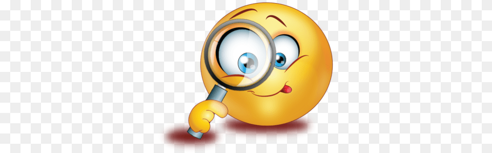 Inspector Magnifying Glass Emoji Image Transparent Emoji With Magnifying Glass, Disk Png