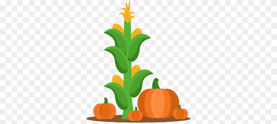 Inspirational Corn Stalk Clip Art Black And White Cartoon Corn Field, Food, Plant, Produce, Pumpkin Free Png Download