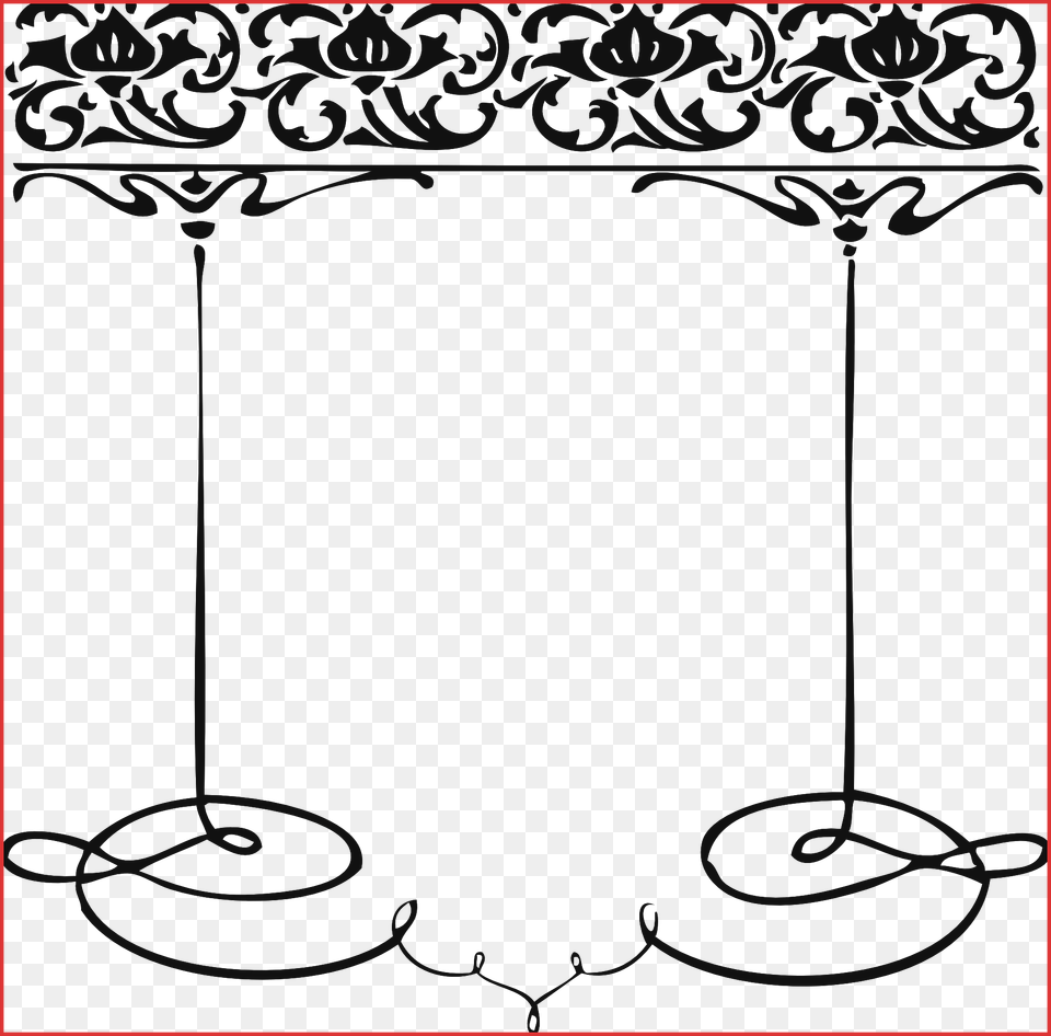 Inspirational Fancy Border Borders And Frames Clip Art, Chandelier, Lamp, Device, Grass Free Png Download