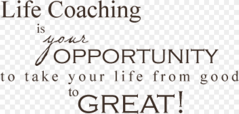 Inspirational Life Coaching Quotes, Text Png Image