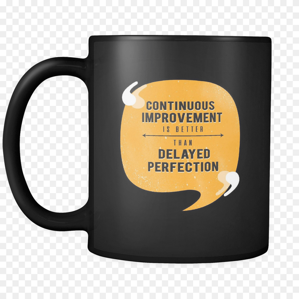 Inspirational Motivational Quotes Black Oz Coffee Mugjoyhip Motivational Quotes Continuous Improvement, Cup, Beverage, Coffee Cup Free Png Download