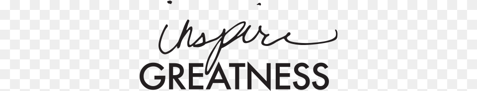Inspire Greatness Logo Aveda Inspire, Handwriting, Text Free Transparent Png