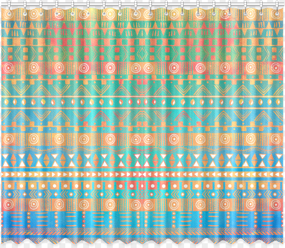 Inspired Aztec Pattern 2 Window Curtain 50 X84 Needlework, Shower Curtain Free Png Download