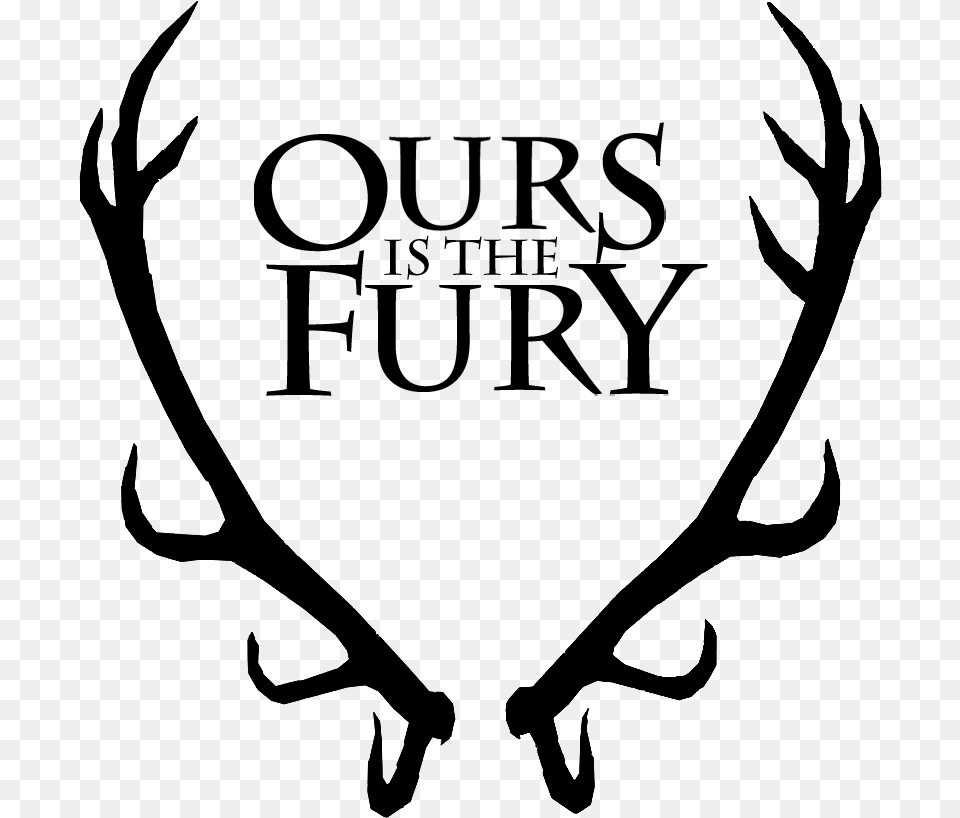 Inspired By The Deer Road Sign I Made A For A Quotours Ours Is The Fury, Gray Png Image
