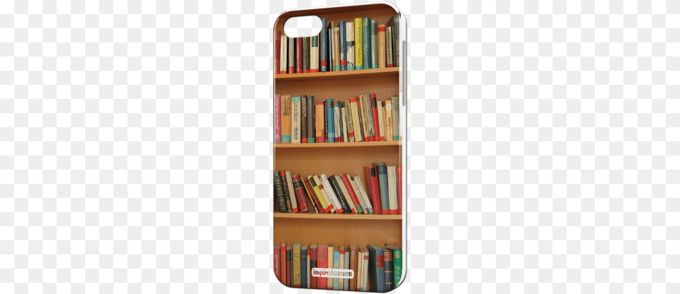 Inspired Cases Bookshelf Bookshelf Book Lover Case Iphone, Furniture, Shelf, Bookcase, Indoors Free Png Download