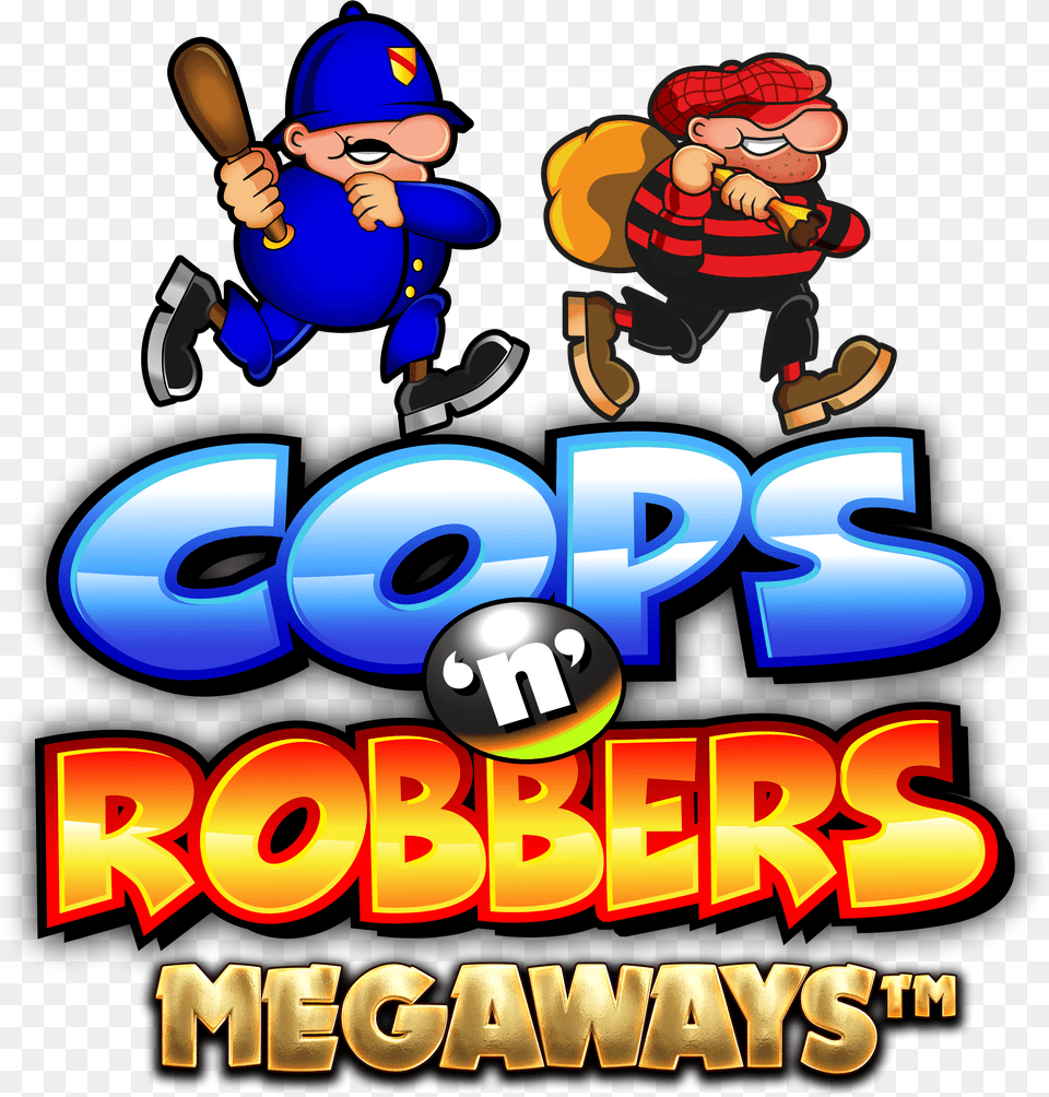 Inspired Entertainment Cops N Robbers Megaways, People, Person, Baby, Game Png