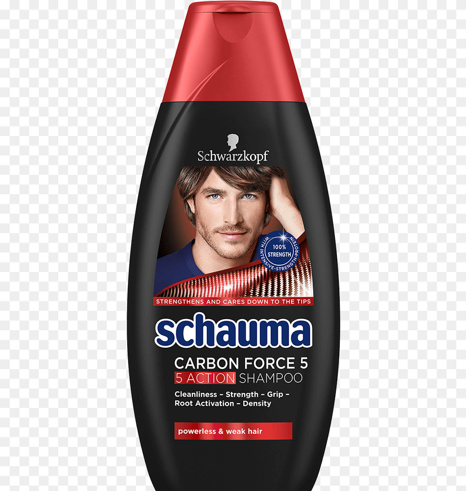 Inspiring Hair Coloring With Additional Mens Shampoo Schauma Carbon Force, Bottle, Adult, Lotion, Male Free Png