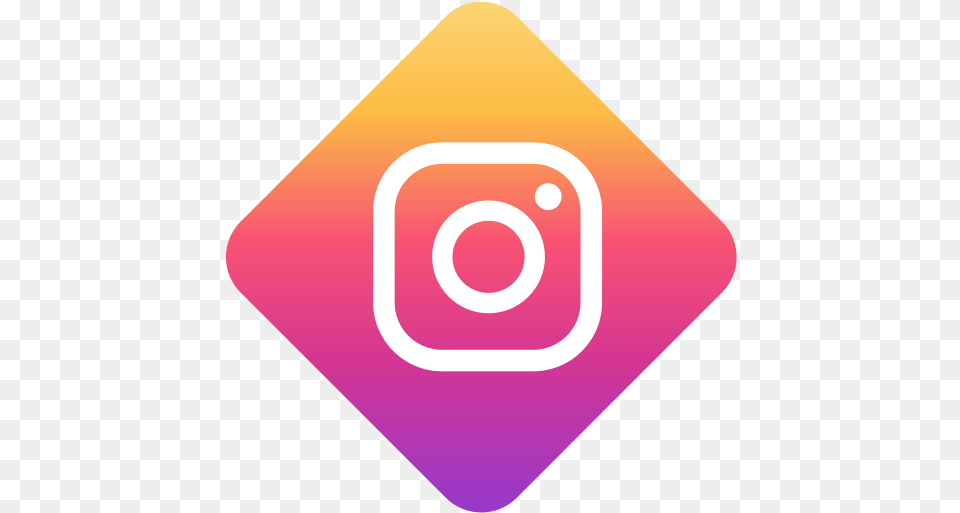 Insta Instagram Icon Of Social Media Icono Instagram Ico, Sign, Symbol, Disk, Road Sign Free Transparent Png