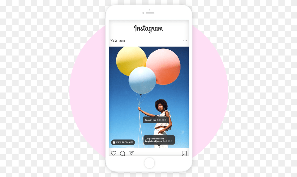 Instagram, Balloon, Adult, Female, Person Free Png