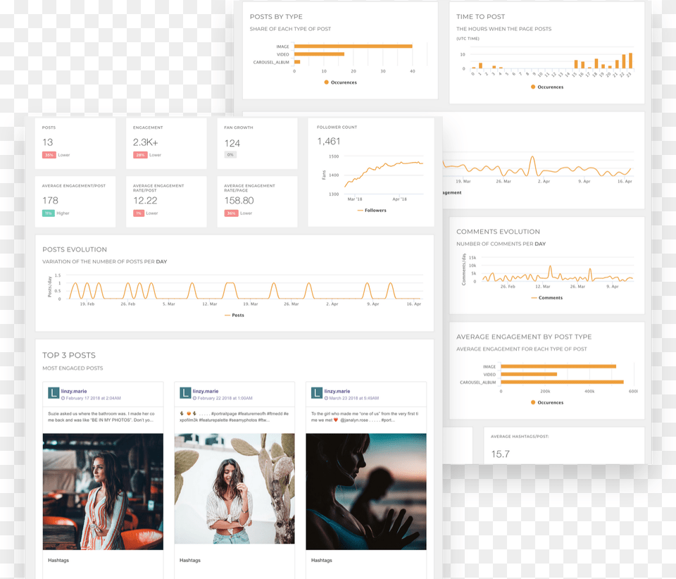 Instagram Analytics Reports Instagram, Adult, Person, Woman, Female Free Png