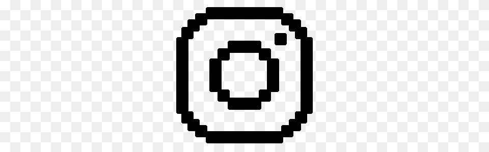 Instagram Bit Pixel Logo, Gray Png Image
