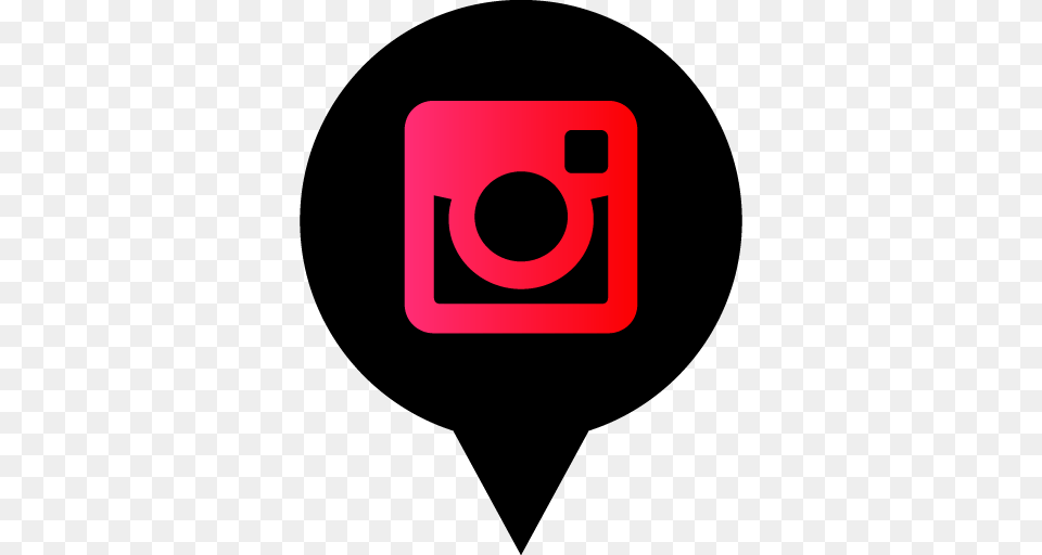 Instagram Black Red Social Media Pn Designed, Photography, Camera, Electronics, Disk Png