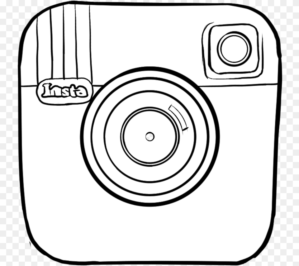 Instagram Captations Circle, Camera, Electronics, Digital Camera Free Transparent Png