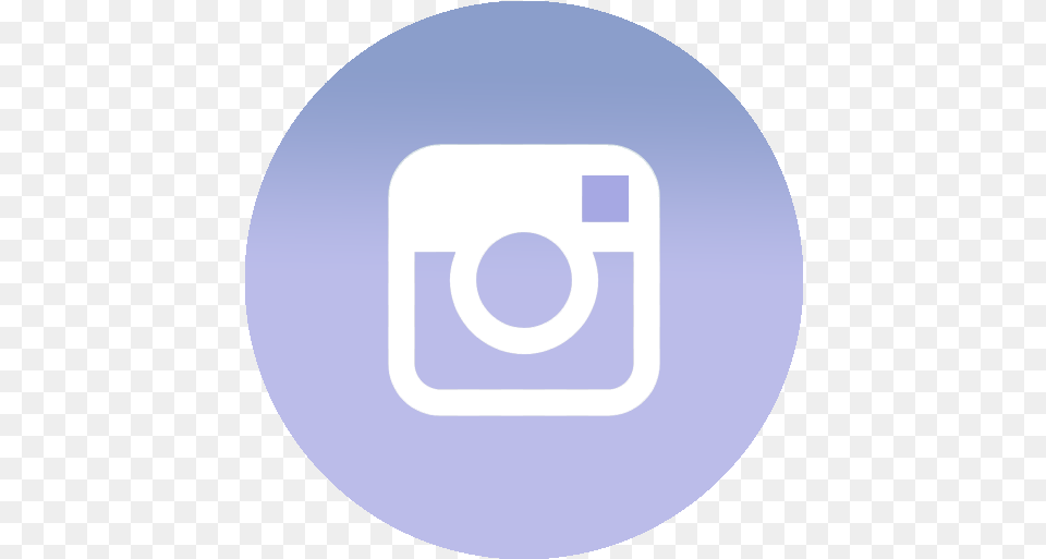 Instagram Circle Gradient Blue Social Media Logos In A Circle, Disk, Electronics Free Png Download