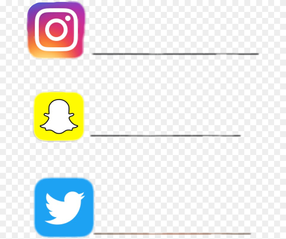 Instagram Clipart Snapchat Instagram Snapchat And Twitter Logo, Text Png