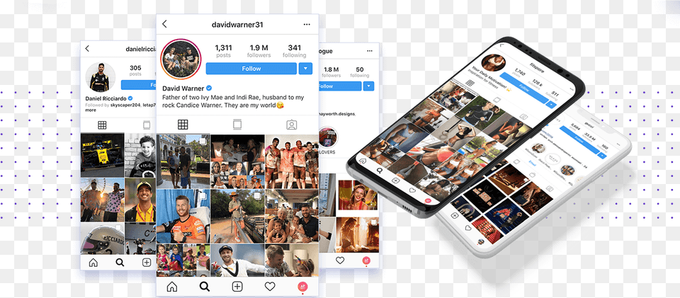 Instagram Follower Grabber Tool U2013 Online Marketing Scoops Iphone, Electronics, Mobile Phone, Phone, Person Free Png Download