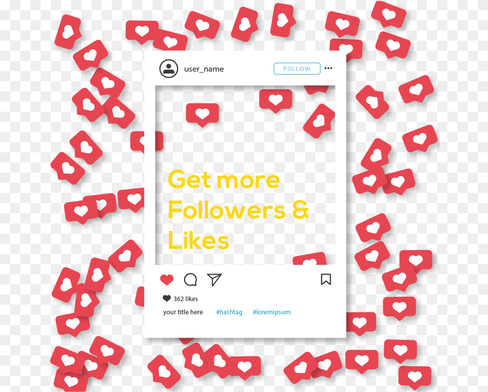 Instagram Followers U2013 Genuine Likes Hub Insta Likes Free Transparent Png