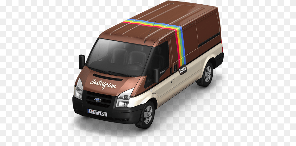 Instagram Front Icon Cargo Vans Softiconscom Transparent Ups Truck, Transportation, Van, Vehicle, Moving Van Png Image