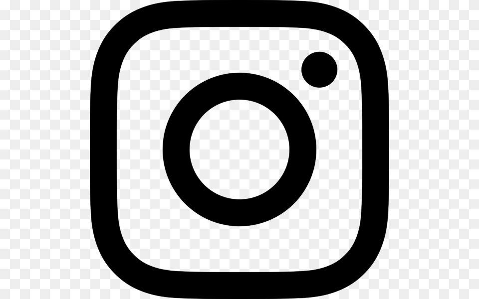Instagram Glyph Logo Vector Transparent, Gray Free Png