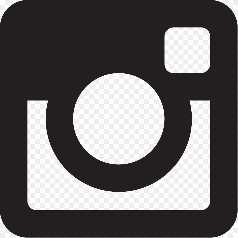 Instagram Glyph Logo Vector Transparent, Electronics, Camera Png