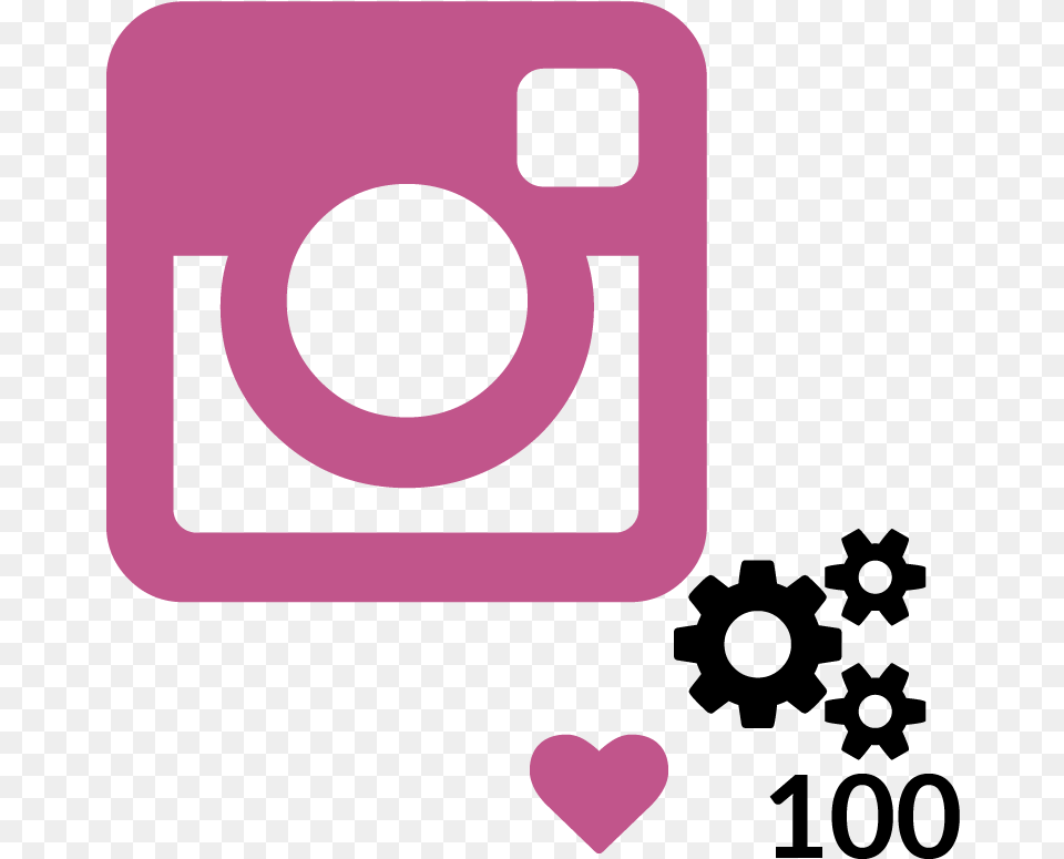 Instagram Growth Engine 100 Month Process Icon Free Png