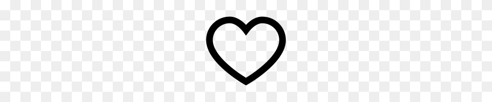 Instagram Heart Transparent, Gray Free Png
