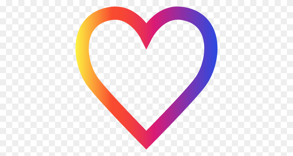 Instagram Heart Heart Cut Out Free Transparent Png