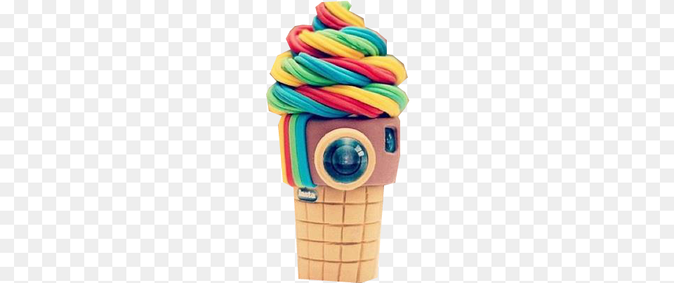 Instagram Ice Cream By Selenagomezrulez Instagram Ice Cream Cone Free Png Download