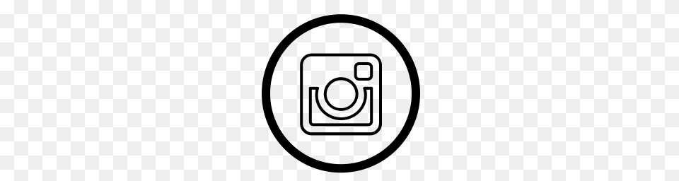 Instagram Icon, Gray Free Png Download