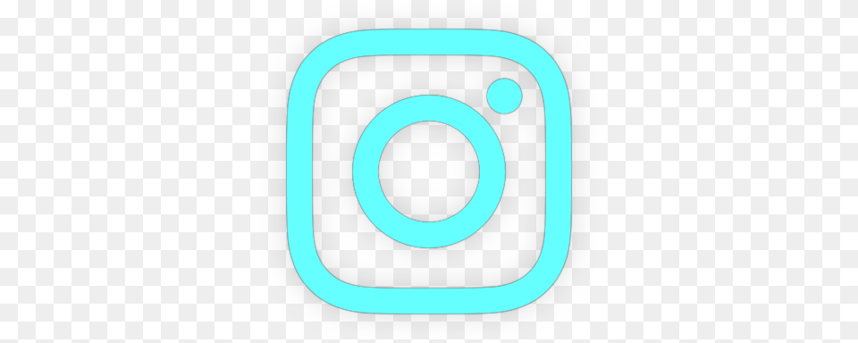 Instagram Icon Blue Sticker Circle, Disk Free Transparent Png