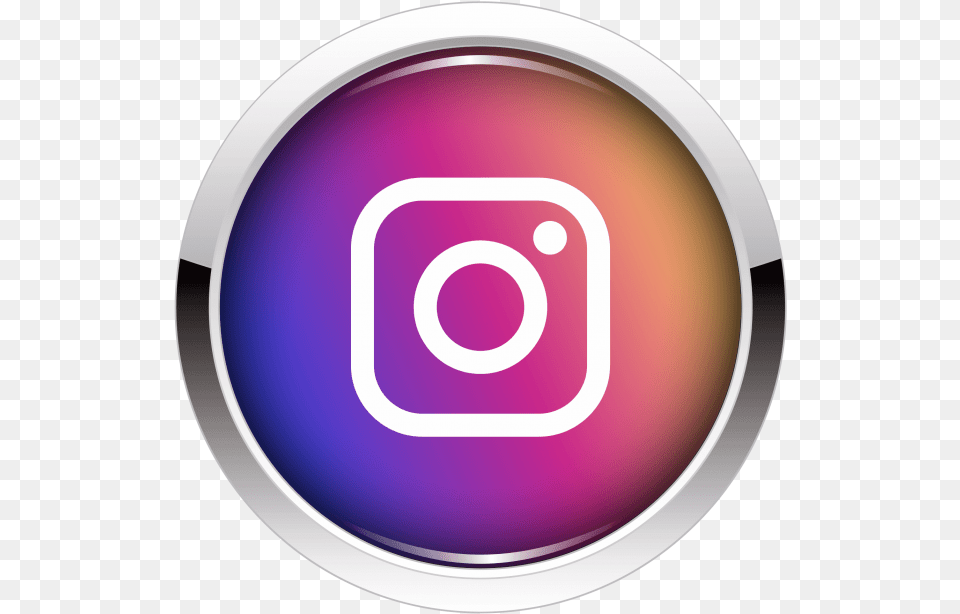 Instagram Icon Button Free Download Searchpngcom Circle, Disk, Sphere, Photography Png Image