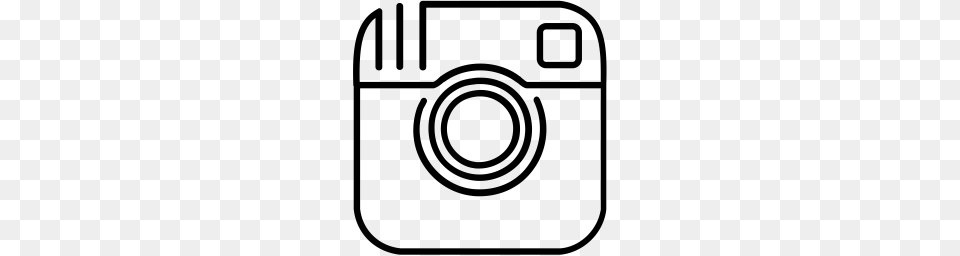 Instagram Icon Download, Gray Free Transparent Png