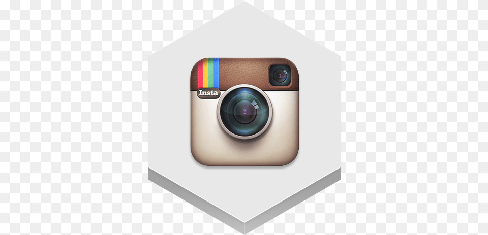 Instagram Icon Hex Icons Pack Softiconscom Old Logo Transparent Instagram, Camera, Digital Camera, Electronics, Disk Png