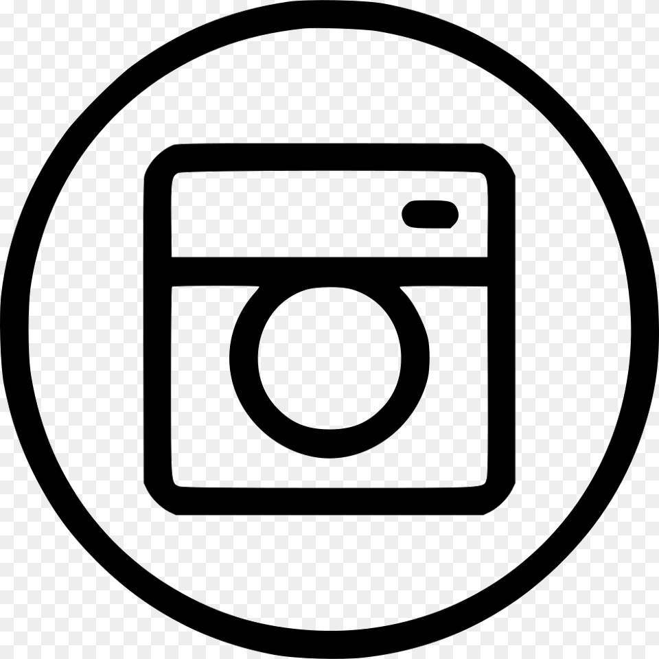 Instagram Icon Instagram Svg, Appliance, Device, Electrical Device, Washer Free Png Download