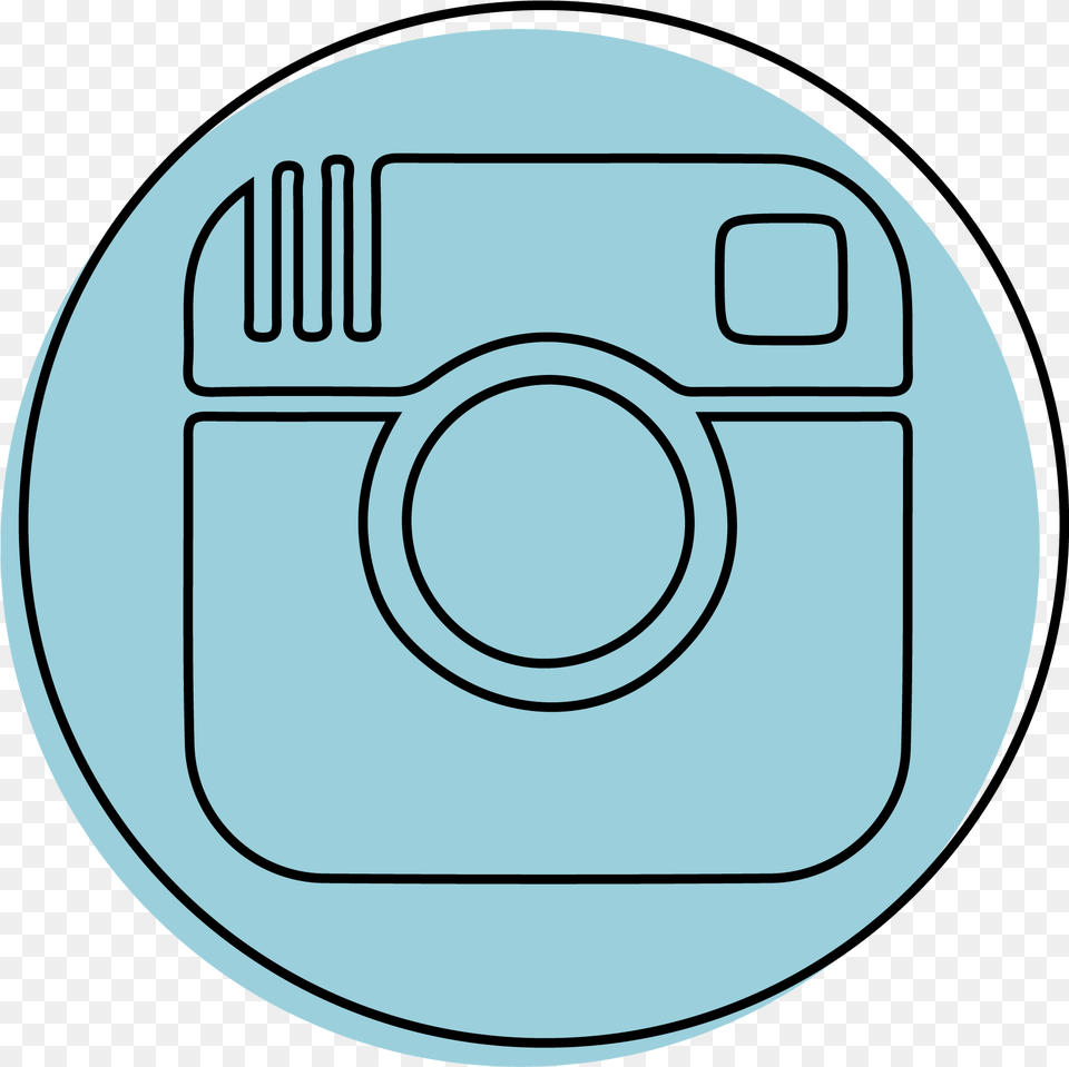 Instagram Icon White Water Media Line Art, Disk Free Png